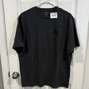 American Eagle Outfitters Dark Gray Men's Tee Size Large